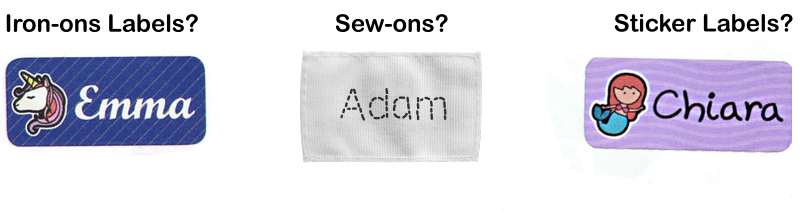 Dots Iron-On Clothing Labels Pack  Kids labels, Clothing labels, Iron on  labels